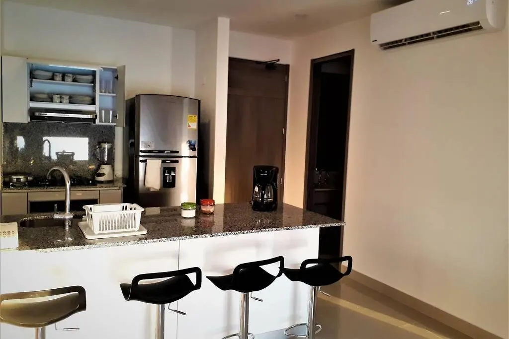 Piso 41 Boca Grande Hermosa Vista Al Mar, Bahia Y Ciudad Amurallada Limpieza Y Registro Gratis Para Estadias Superiores A Dos Noches Apartment