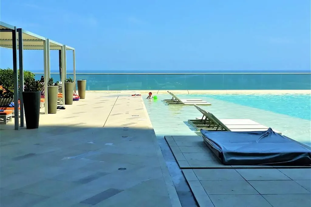 Apartment Piso 41 Boca Grande Hermosa Vista Al Mar, Bahia Y Ciudad Amurallada Limpieza Y Registro Gratis Para Estadias Superiores A Dos Noches